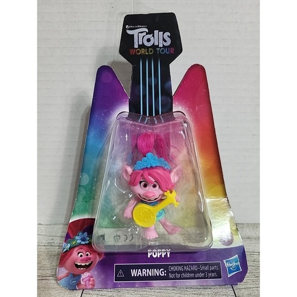 Trolls World Tour Poppy  Hasbro Collectible Figure DreamWorks Unopened - Picture 1 of 5